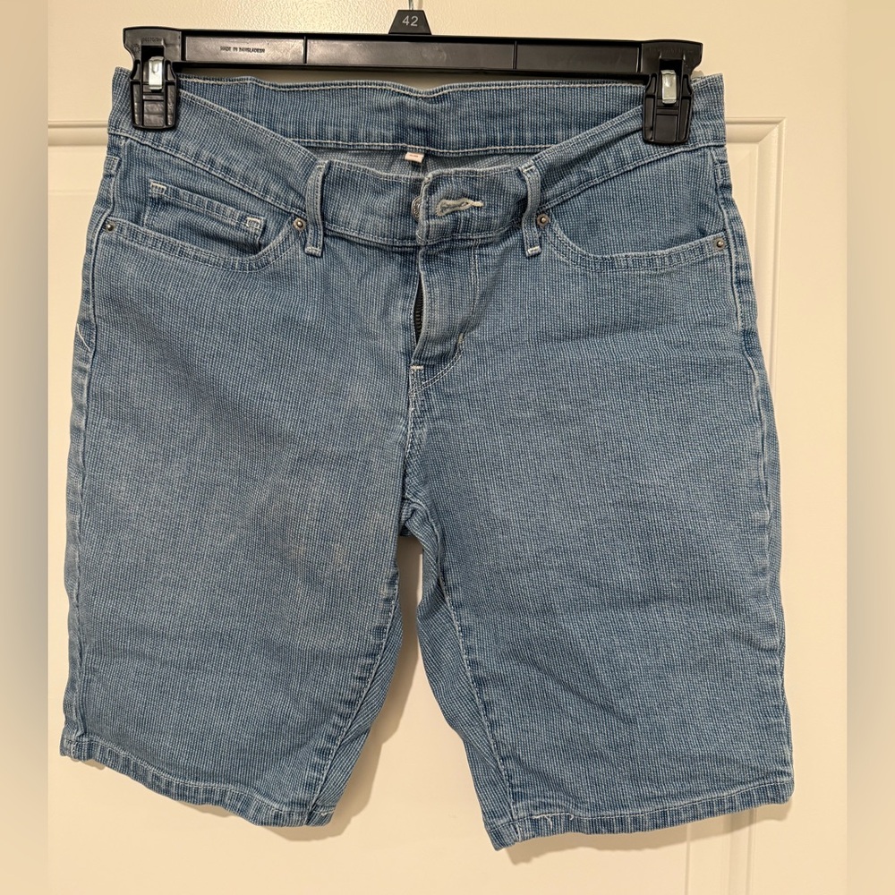 Levi's Light Blue Jean Shorts